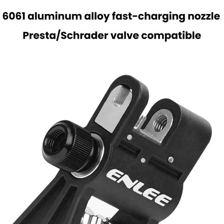 ENLEE EN93 Tête de gonflage CO2 multifonctionnelle pour vélo 18 en 1 Outil de réparation hexagonal, EN93