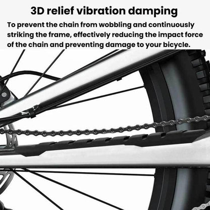 ENLEE TPU-01 Bande de protection anti-rayures pour chaîne de vélo, autocollant antichoc anti-rayures pour tube diagonal