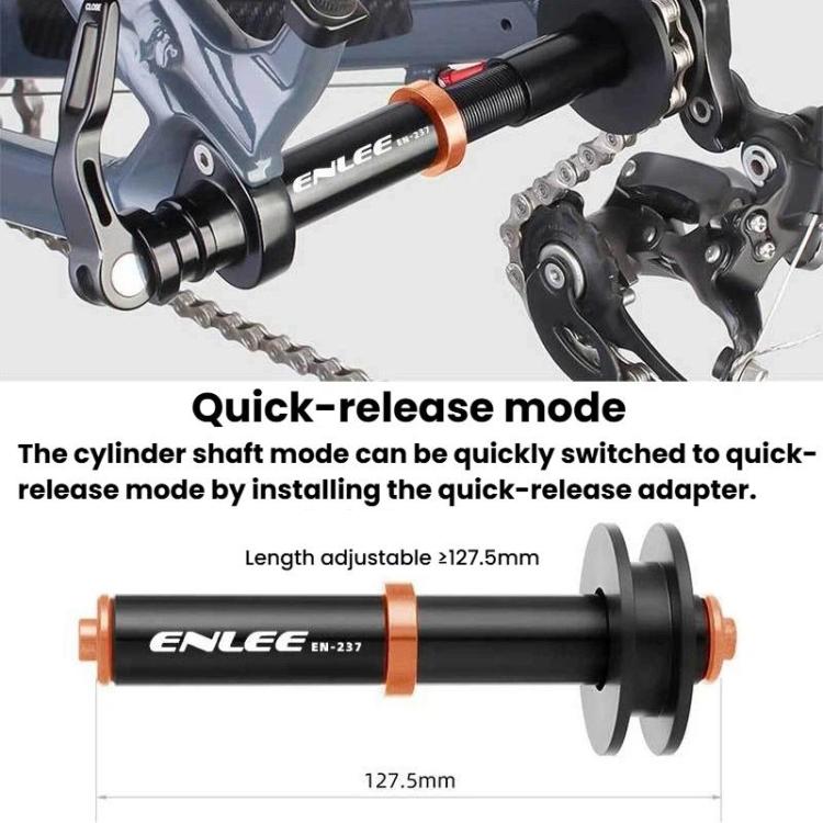 ENLEE EN-237 Support de Chaîne Vélo Universel pour Axe à Dégagement Rapide et Axe Traversant, EN-237