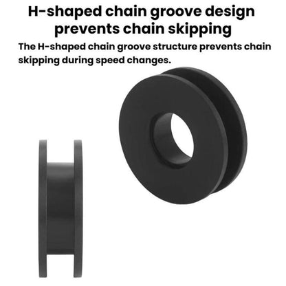 ENLEE EN-237 Support de Chaîne Vélo Universel pour Axe à Dégagement Rapide et Axe Traversant, EN-237