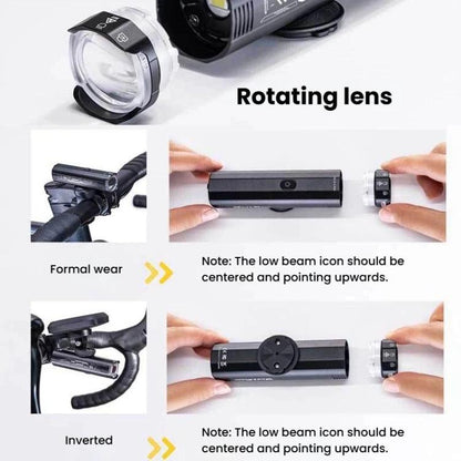 ENLEE EN-12 Outdoor Waterproof High-Brightness Bike Headlight Portable MTB Night Riding Light, 900LM, 1200LM