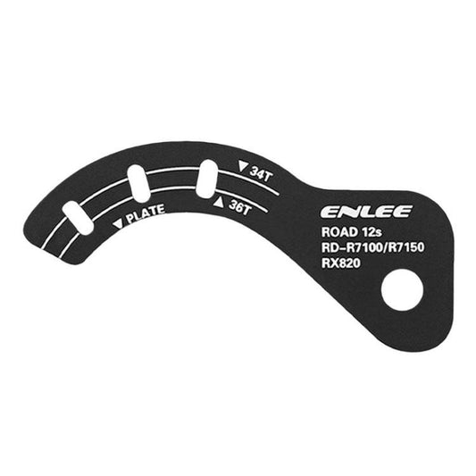 Placa de ajuste del desviador trasero de bicicleta ENLEE E-GJ001, calibre de ajuste GG, A, B