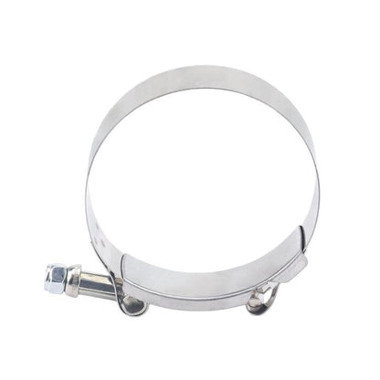 Automotive Motorcycle Muffler Exhaust Pipe Clamp Stainless Steel T-Type Heavy-Duty Clamp, 2 inch 51-61mm, 2.5 inch 64-74mm, 3 inch 77-87mm, 4 inch 102-112mm