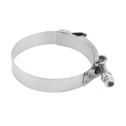 Automotive Motorcycle Muffler Exhaust Pipe Clamp Stainless Steel T-Type Heavy-Duty Clamp, 2 inch 51-61mm, 2.5 inch 64-74mm, 3 inch 77-87mm, 4 inch 102-112mm