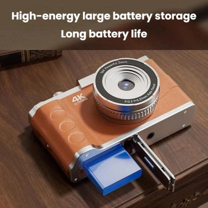 M11 3 Inch 4K Retro HD Camera Student CCD Digital Point-And-Shoot Camera