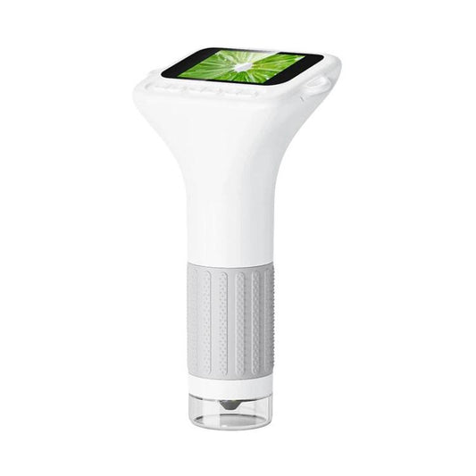 H375 2 Inch IPS Screen Manual Focus Microscope Rechargeable Kids Microscope With Light