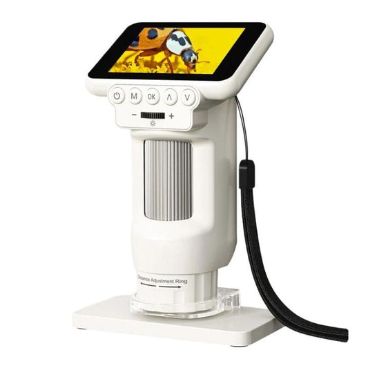 H013 2.8 Inch Digital Handheld HD Portable Electronic Microscope Rechargeable Kids Microscope With Light