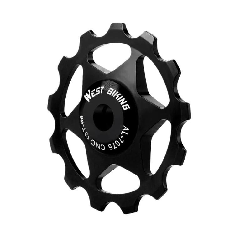 WEST BIKING YP0719490 Galet de dérailleur de vélo avec roulements métalliques pour vélo de route, 11T Noir, 11T Rouge, 11T Coloré, 13T Noir, 13T Rouge, 13T Coloré