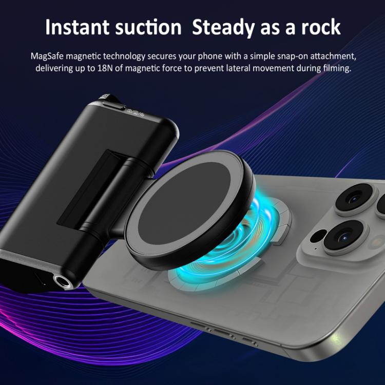 Poignée de prise de vue magnétique Desiontal, télécommande de prise de vue auxiliaire pour téléphone, poignée de prise de vue magnétique pour téléphone