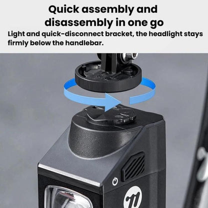 WEST BIKING YP0701501 Bicycle Front Light With Cut-Off Line IPX4 Waterproof High-Brightness Night Riding Light, YP0701501