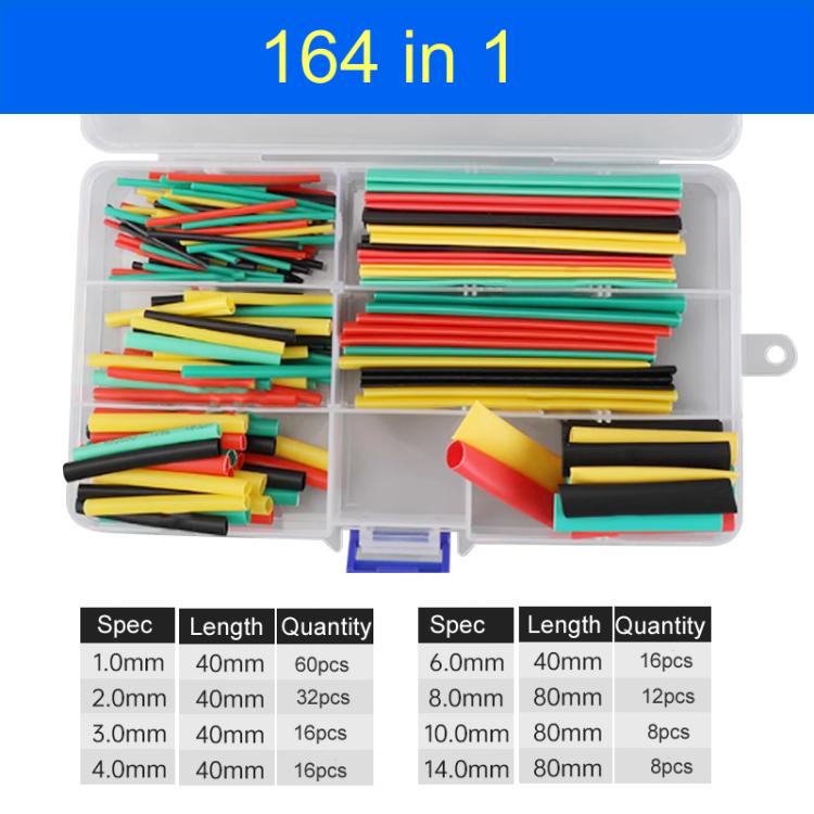 Thermoresistant Tube Heat Shrink Wrapping Kit, 164 in 1, 560 in 1, 750 in 1, 780 in 1, 800 in 1