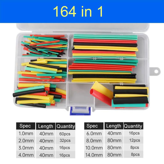 Thermoresistant Tube Heat Shrink Wrapping Kit, 164 in 1, 560 in 1, 750 in 1, 780 in 1, 800 in 1