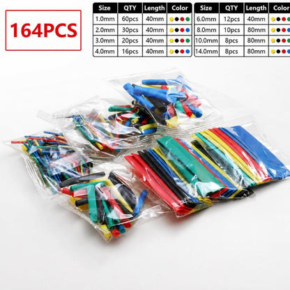 Thermoresistant Tube Heat Shrink Wrapping Kit, 164 in 1, 560 in 1, 750 in 1, 780 in 1, 800 in 1