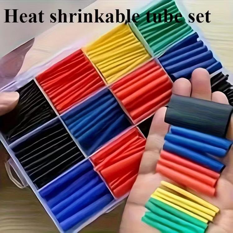 Thermoresistant Tube Heat Shrink Wrapping Kit, 164 in 1, 560 in 1, 750 in 1, 780 in 1, 800 in 1