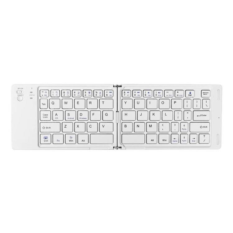 B028 Two-Fold Portable Wireless Bluetooth Keyboard Mini Magnetic Keyboard