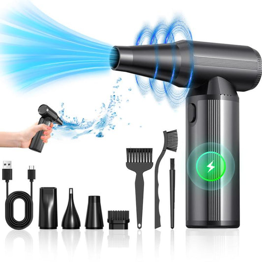 Brosse d'aspirateur de voiture sans balais, sans fil, mini souffleur d'extérieur surpuissant, W16