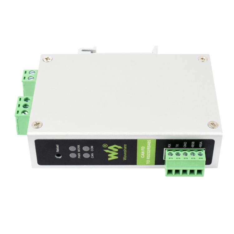 Convertisseur de protocole CAN FD WAVESHARE Compatible avec les protocoles CAN 2.0A/2.0B Prend en charge le montage sur rail DIN, 32599