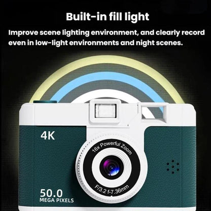 M16 2.4 Inch WiFi HD Digital Camera Mini CCD Camera With Front & Rear Dual Cameras