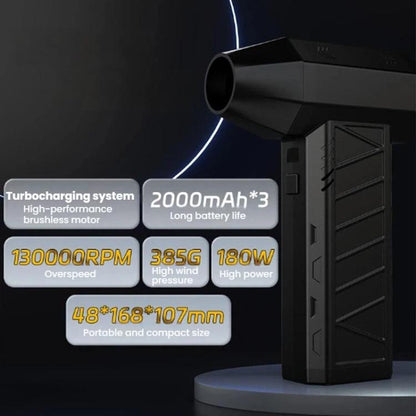 Ventilateur de soufflerie sous vide à moteur à turbine sans balais, surpuissant, CL10max