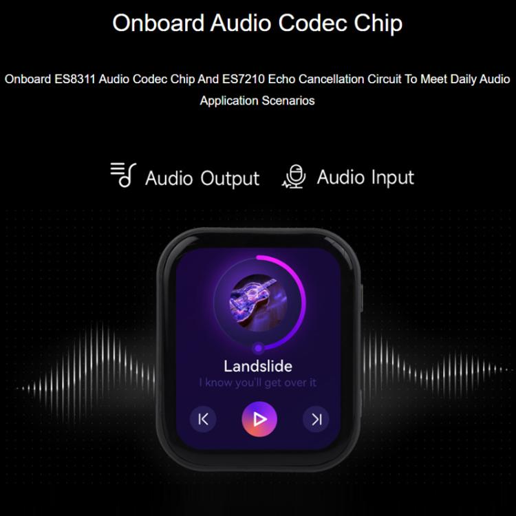 WAVESHARE ESP32-S3 1.83-Inch Touch LCD Development Board With 240x284 Resolution Onboard Audio Codec Chip, Without Battery, With Battery