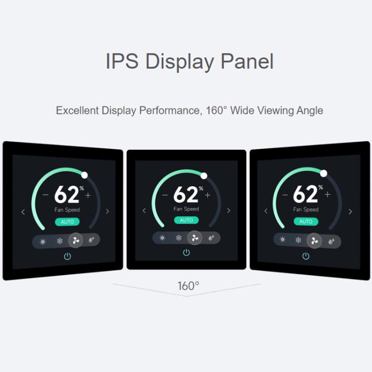 WAVESHARE RP2350 High-Performance Development Board 480 X 480 Resolution, Without Touch Screen