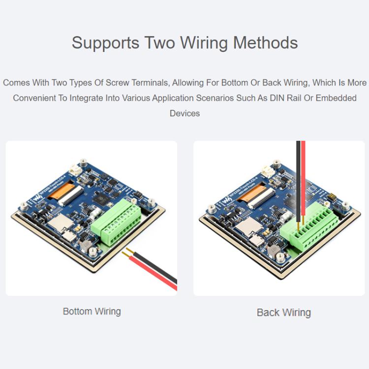 WAVESHARE RP2350 High-Performance Development Board 480 X 480 Resolution, Without Touch Screen