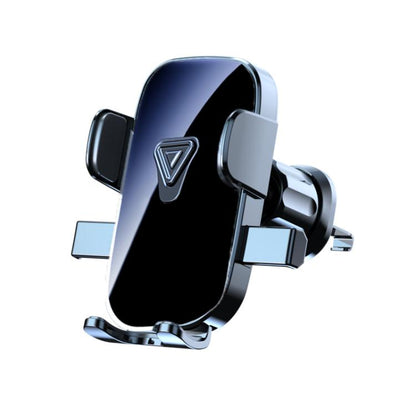 Support de téléphone de navigation pour voiture, fixation grille d'aération, finition miroir, finition texturée