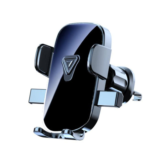 Soporte para teléfono con navegación para coche, montaje en rejilla de ventilación, acabado espejo, acabado texturizado.