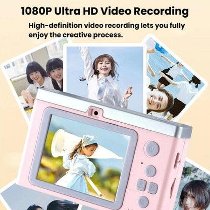 M12 Mini caméra double objectif CCD HD 2,4 pouces avec carte rétro pour étudiants