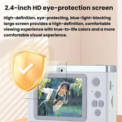 M12 Mini caméra double objectif CCD HD 2,4 pouces avec carte rétro pour étudiants