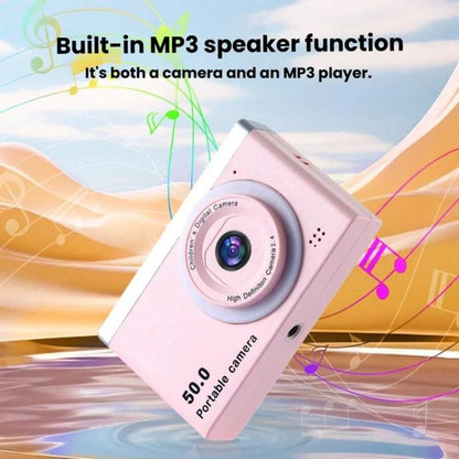 M12 Mini caméra double objectif CCD HD 2,4 pouces avec carte rétro pour étudiants