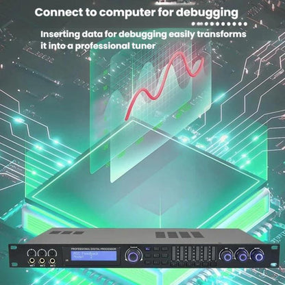 KX500 Preamp Effects DSP Vocal Audio Effects Processor, US Plug, EU Plug, UK Plug, AU Plug