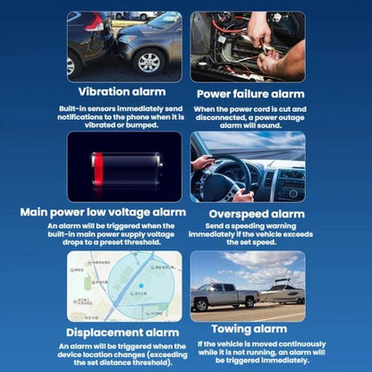 Car GPS Multi-Mode Satellite Anti-Theft Positioning Tracking Device+Lifetime Platform, 2G-D Standalone, 4G-SA-D Standalone