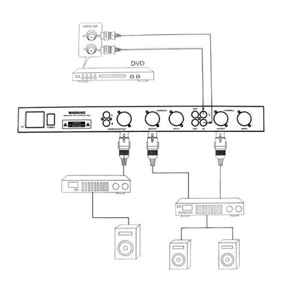 MP-100 Professional Vocal Enhancement Booster Preamp Effects Unit, US Plug, EU Plug, UK Plug, AU Plug