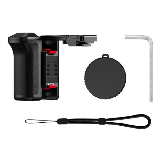 مقبض قفص كاميرا Flymile لكاميرات DJI Osmo Action 5 Pro / 4 / 3 مع قاعدة مغناطيسية سريعة الفك