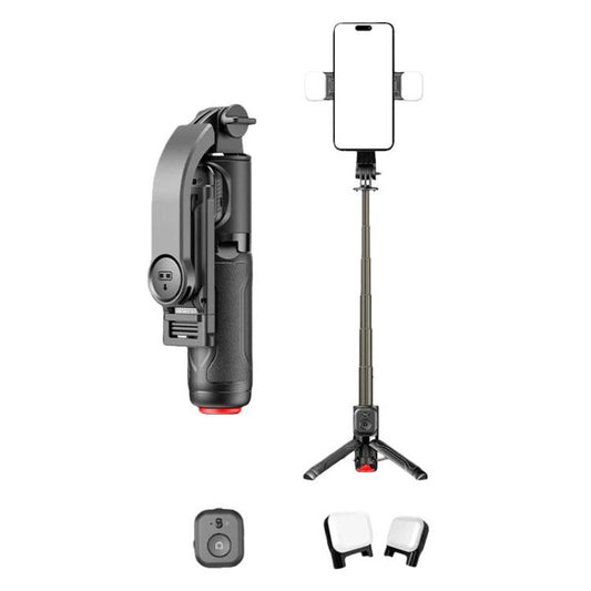 Perche à selfie télécommandée TT21 Trépied portable pour téléphone Pour la photographie et la vidéo, Avec lumière, Sans lumière