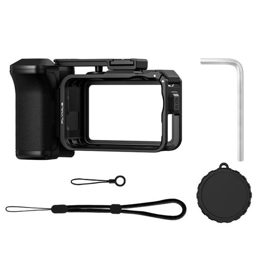 طقم مقبض للتصوير الفوتوغرافي في الشوارع من Flymile، قفص حماية سريع الفك لكاميرا DJI Osmo Action 6