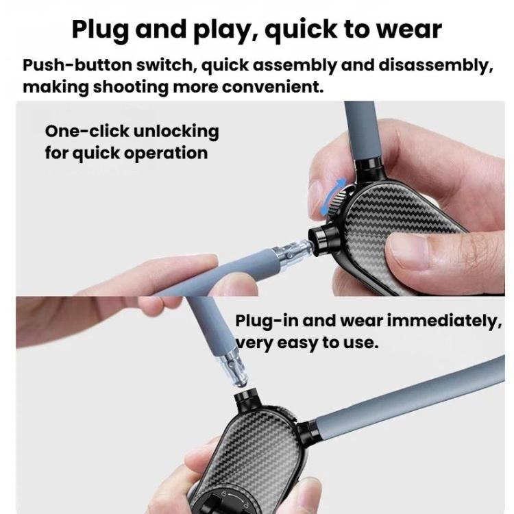 SCS-NH001 First Person View Neck & Chest Phone Mount Anti-Shake Hands-Free Holder For Shooting, SCS-NH001