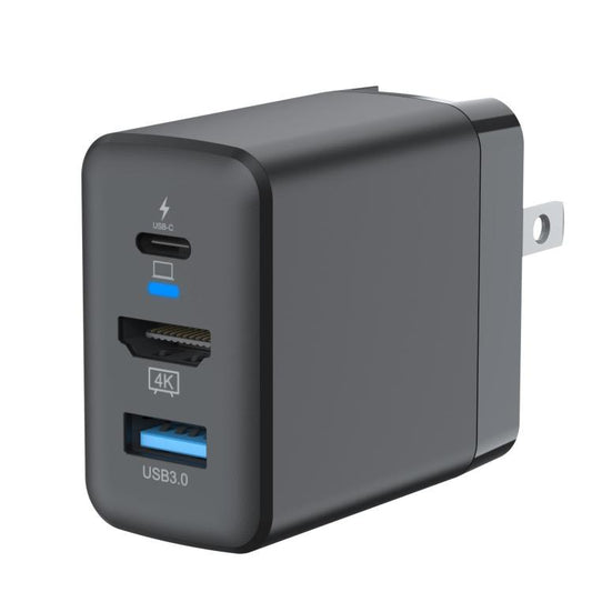 Station d'accueil 3-en-1 60 W avec HDMI 4K 60 Hz pour Nintendo Switch 2, adaptateur de charge rapide avec ports USB-C et USB 3.0, prise US
