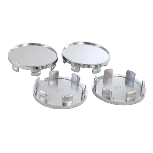 Lot de 4 cache-moyeux de roue vierges modifiés, diamètre extérieur 54 mm, diamètre intérieur 51 mm