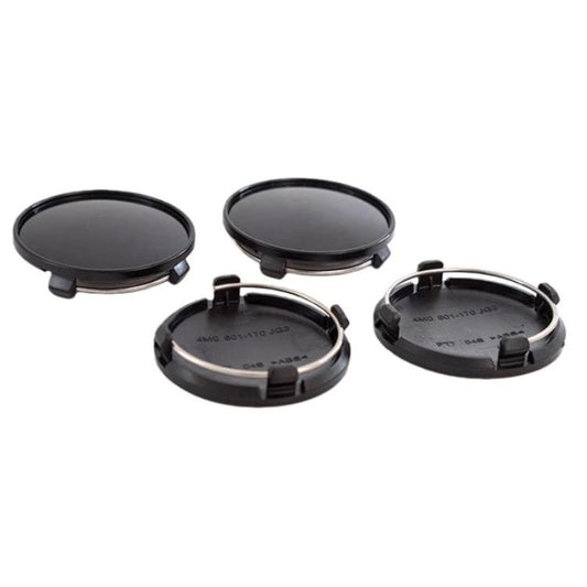 Lot de 4 cache-moyeux de roue modifiés de 61 mm pour Audi Q7/A4L/A3/Q3