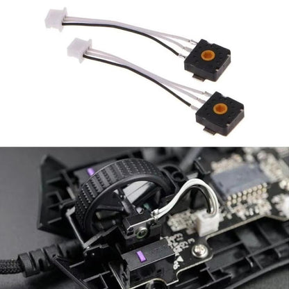 Câble encodeur TTC pour la molette de la souris, pièces de rechange, clip gauche avec câble, clip droit avec câble, clip gauche sans câble, clip droit sans câble