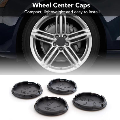 4pcs /Set 55mm Outer Diameter Blank Modified Wheel Hub Center Caps