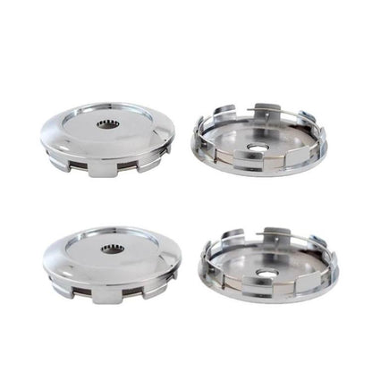 4pcs /Set 77mm Outer Diameter Blank Aftermarket Wheel Hub Center Caps