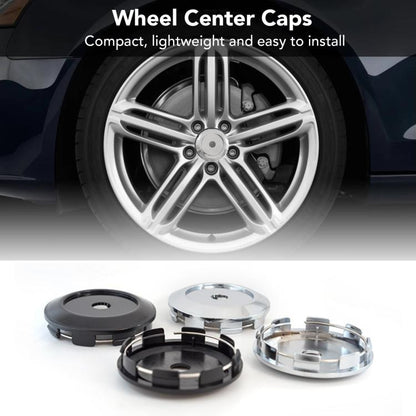 4pcs /Set 77mm Outer Diameter Blank Aftermarket Wheel Hub Center Caps