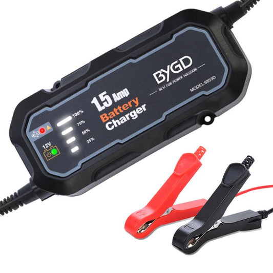 Chargeur de batterie intelligent BYGD 1.5 A 100 V-240 V pour trottinettes électriques, prise US, prise UE