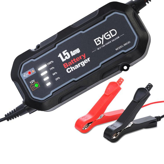 Chargeur de batterie intelligent BYGD 1.5 A 100 V-240 V pour trottinettes électriques, prise US, prise UE