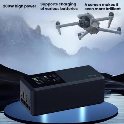For DJI Air 3 / 3S LKTOP UC342 200W 3-Channel Charger Aerial Photography Charging Butler, US Plug, EU Plug