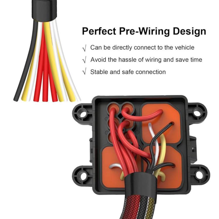 Car Pre-Wired Waterproof Fuse Relay Box Automotive Fuse Relay Holder, 24V 4-Pin, 24V 5-Pin, 12V 4-Pin, 12V 5-Pin