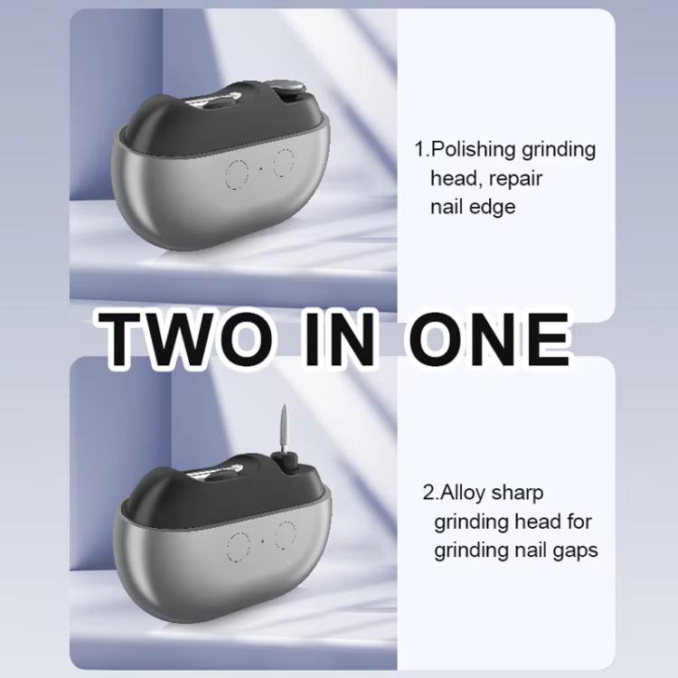 3-in-1 Electric Nail Clipper & File All-in-One Automatic Trimmer with Magnetic Cover